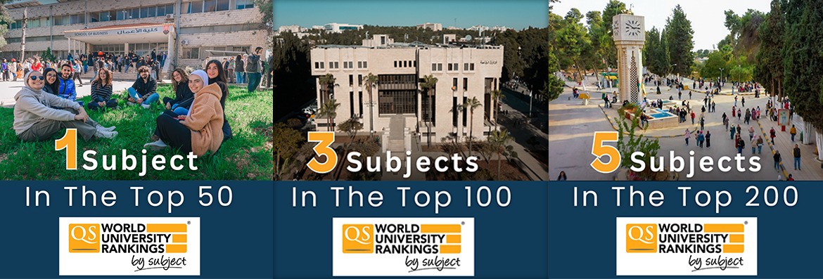 QS by Subject - The University of Jordan